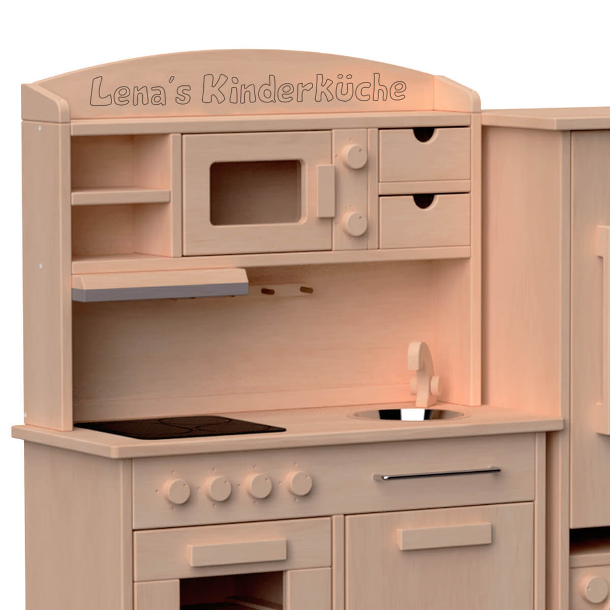 Personalisierbar per Laser Gravur Kinderküche